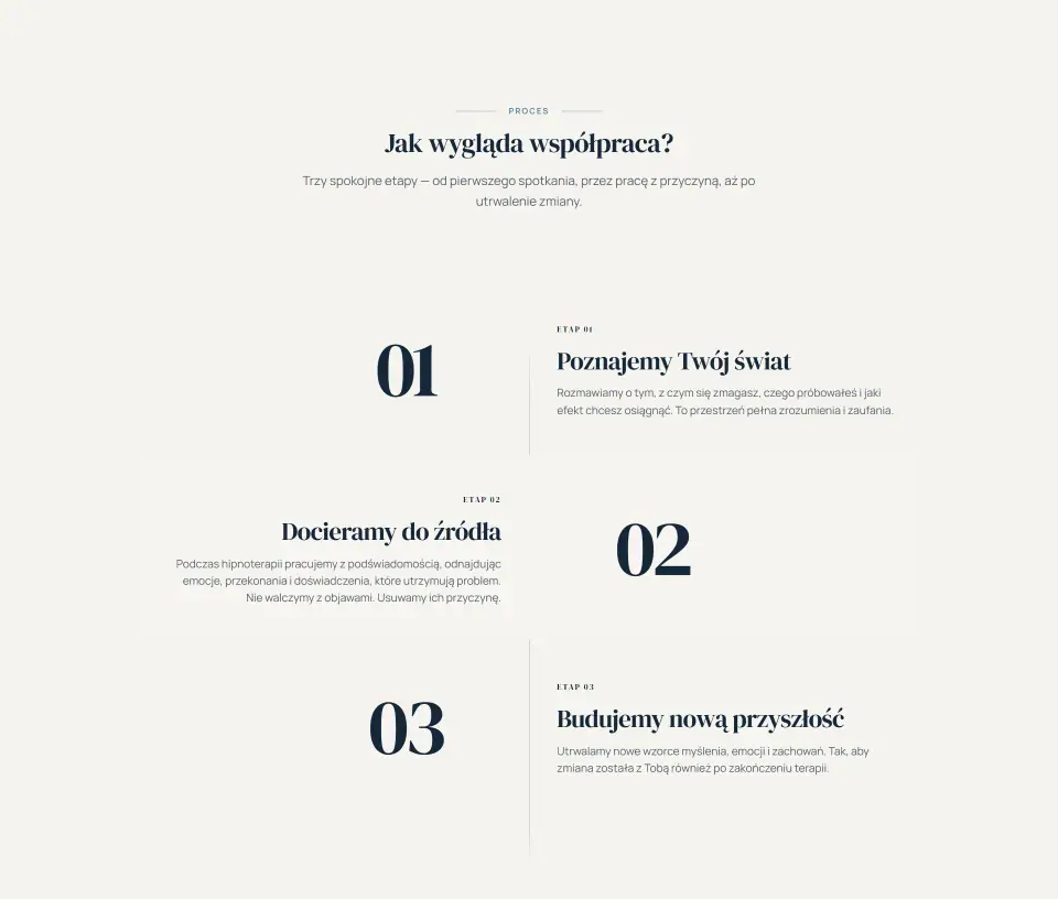 Przebieg współpracy